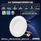Luxrite 5/6 Inch LED Recessed Can Light 5CCT 2700K-5000K 17W 1500LM Dimmable Wet Rated Baffle, 6PK LR23798-6PK - alternate 6